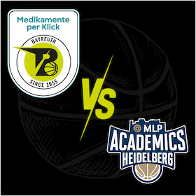 Medikamente per Klick Bayreuth vs. MLP Academics Heidelberg