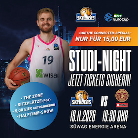 Studi-Night 18.11. (SKYLINERS vs Umana Reyer Venice)