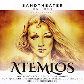 SANDTHEATER ON TOUR - ATEMLOS - deutsche Hits in Sand gemalt
