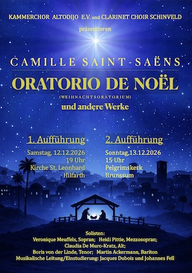 Kammerchor Altodijo - Oratorio de Noël (Weihnachtsoratorium) von Camille Saint-Saëns