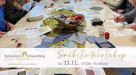 Textilworkshop mit Birgit Paschke „Japanische Sticktechnik Sashiko“