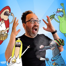 „Halt die Fresse, Rapunzel!“ von und mit PIERO MASZTALERZ - CARTOONS & ANIMATIONEN