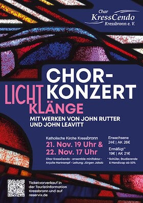 KressCendo: "Lichtklänge" - Première SAMSTAG 19:00 Uhr