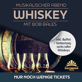 Musikalischer Whiskeyabend mit Bob Bales