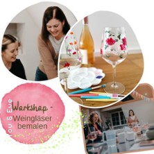 Workshop Weingläser bemalen