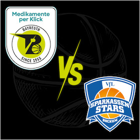 Medikamente per Klick Bayreuth vs. VfL SparkassenStars Bochum