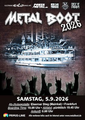 Das MetalBoot - Deine MetalParty auf dem Main! - MetalBoot Nr. Zwei 2026