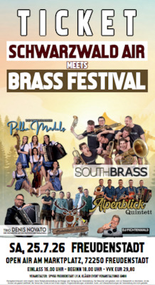 "Schwarzwald Air meets Brassfestival"