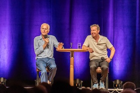 Harald Schmidt schwätzt mit Bernd Gnann
