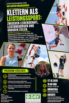 Deutscher Alpenverein e.V., Sektion Braunschweig - Klettern als Leistungssport