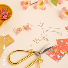 Origami Ohrringe selber falten