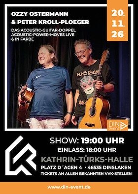 Din Guitar Night 2026 - mit Ozzy Ostermann & Peter Kroll-Ploeger