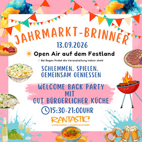 Rantastic Jahrmarktbrinner - Welcome back at home - Brunch im September