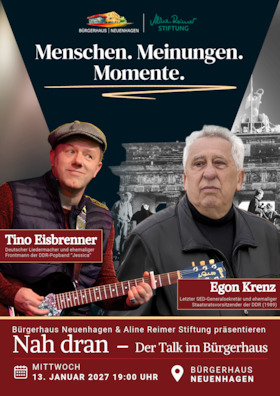 Nah dran - Der Talk im Bürgerhaus: Menschen.Meinungen.Momente