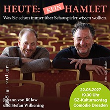Johann von Bülow, Stefan Wilkening - Heute keine Hamlet | SZ Kulturmontag