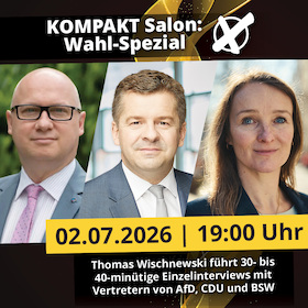 KOMPAKT Salon: Wahl-Spezial mit Vertretern von AfD, CDU und BSW | machwerk