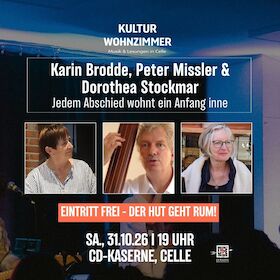 Karin Brodde & Dorothea Stockmar: Jedem Abschied wohnt ein Anfang inne - Wohnzimmerlesung in Halle 13