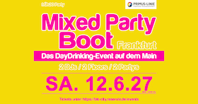 Mixed Party Boot Frankfurt - Das Daydrinking Event auf dem Main