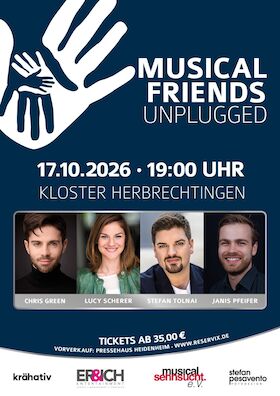 MUSICAL FRIENDS - Unplugged - Erlebe die schönsten Musical-Hits mit deinen Stars!