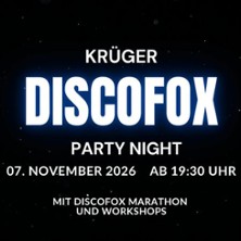 Krüger DiscoFox Party Night | DiscoFox Marathon zum WeltTanzTag