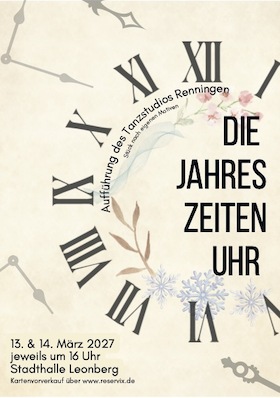 Die Jahreszeitenuhr - Aufführung des Tanzstudio Renningen