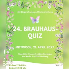 24. Brauhausquiz mit Siegerehrung und Preisverleihung