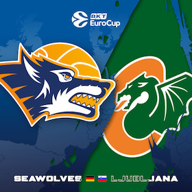 Rostock Seawolves vs. Cedevita Olimpija Ljubljana