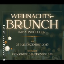 Weihnachts-Brunch im Bahnhöfchen - Premium Brunchbuffet inkl. ausgew. Getränke