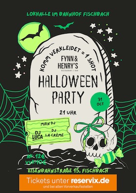 Halloween Party im Bahnhof Fischbach - Tour 2026