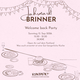 Rantastic Jahrmarktbrinner - Welcome back at home - Brunch im September