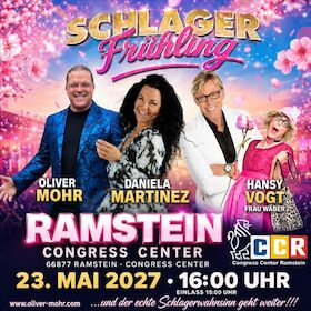 Schlagerfrühling 2027 - Schlagerstars zu Gast im Congress Center Ramstein