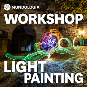 MUNDOLOGIA-Workshop: Lightpainting in Freiburg bei Nacht