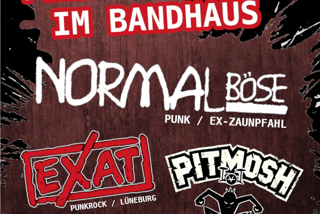 Normalböse, EXAT & Pitmosh live - Punkrockparty