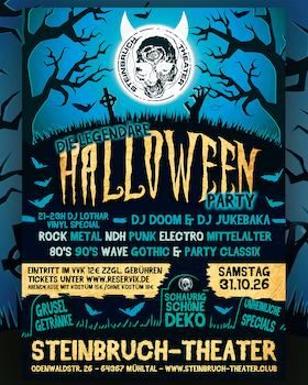 Die legendäre Halloween Party 2026