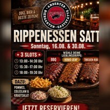 Rippen satt im Anderter Biergarten Slot1