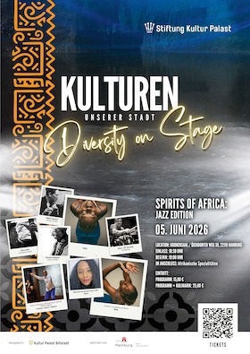 Kulturen unserer Stadt - Diverstiy on Stage - Spirits of Africa: Jazz Edition
