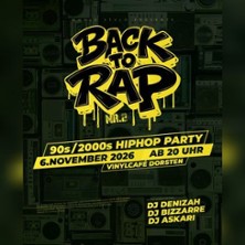 Back to Rap - 90s & 00s HipHop Party