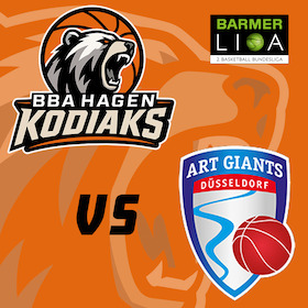 BBA Kodiaks Hagen - ART Giants Düsseldorf