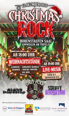 Christmas Rock - Christmas Rock bringt Weihnachtszauber in den Hohenstaufensaal