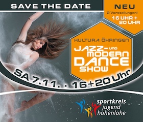 Jazz und Modern Dance Showabend - Abendvorstellung