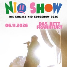 nio - die einzige nio Soloshow 2026