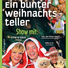 Ein bunter Weihnachtsteller mit Gitte & Klaus, Eddy & Co