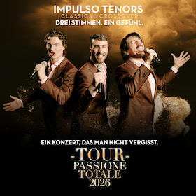 AUSVERKAUFT! - Open Air im Schlosshof: Impulso Tenors - PASSIONE TOTALE