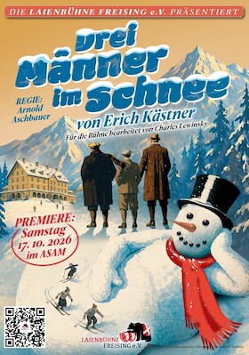 DREI MÄNNER IM SCHNEE - von Erich Kästner