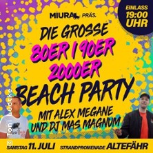 80er/90er/2000er - Beachparty | Alex Megane X DJ Mas Magnum