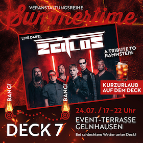 Zeitlos Rammstein meets Summertime auf dem Deck 7
