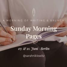 Sunday morning pages & brunch writing and brunch from Café Neue Liebe Berlin