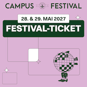 Campus Festival Konstanz 2027 - die größte Feierei direkt am Bodensee!