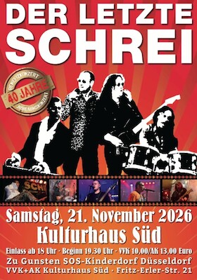 Benefizkonzert mit "Der letzte Schrei" - Benefizkonzert 40 Jahre Jubiläumskonzert