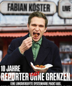 Fabian Köster: 10 Jahre Reporter - fast - ohne Grenzen - Centralstation zu Gast im Staatstheater Darmstadt